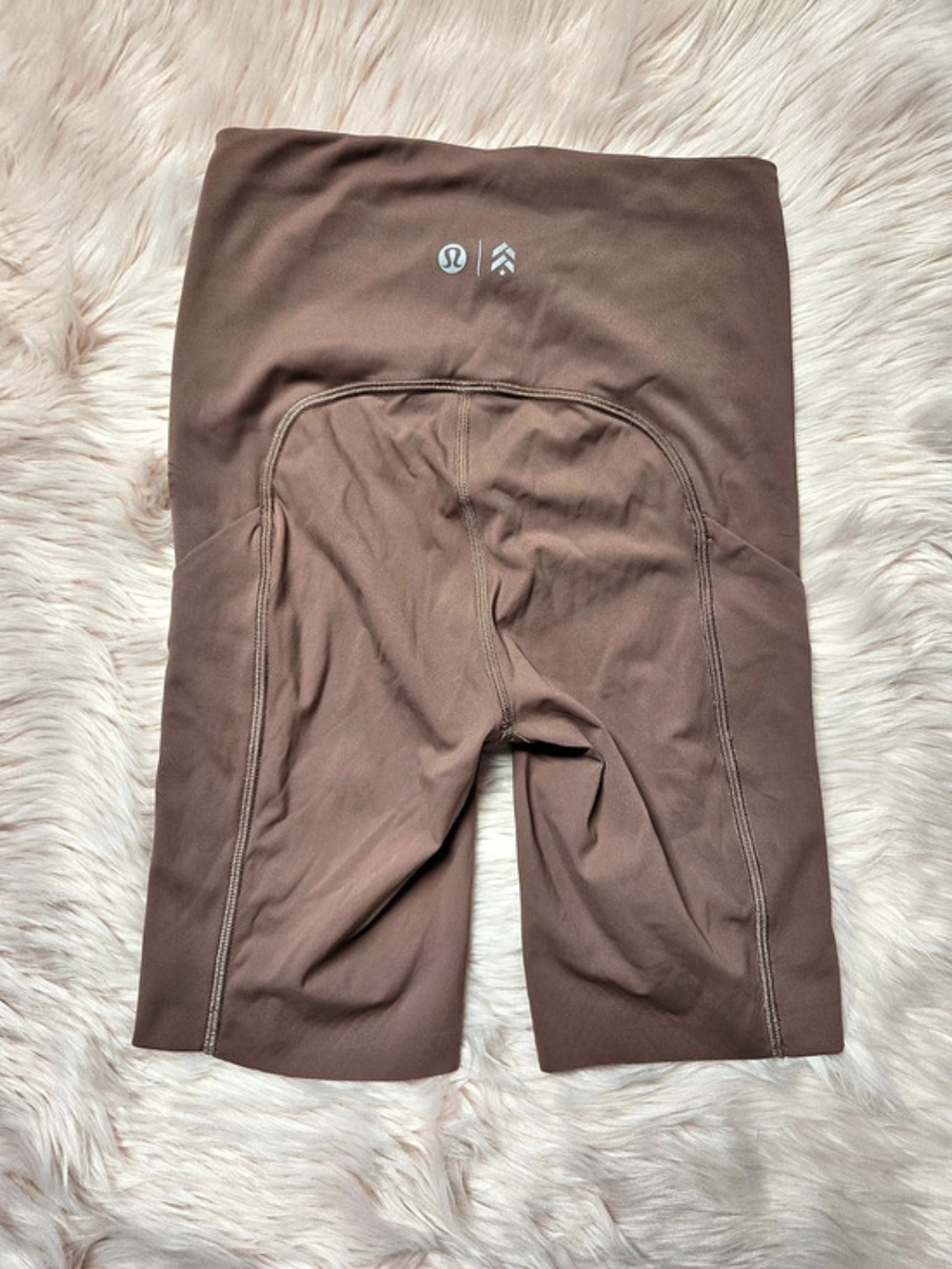 lululemon Pink/Brown Leggings Size 2 Like New